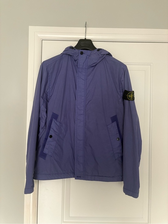 Stone Island Other - Stone Island Lilac Hooded Lightweight Jacket
